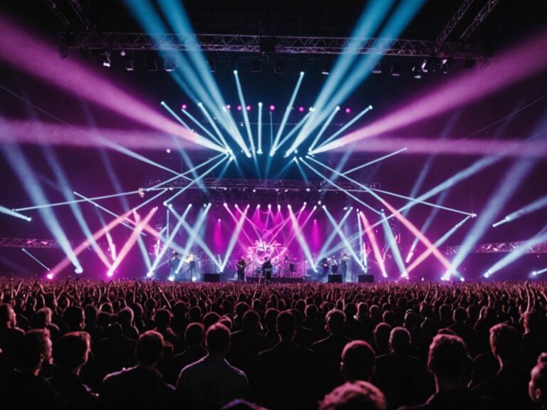 Muse performing live on stage at Yasalam Concert Series during Abu Dhabi Grand Prix 2024.