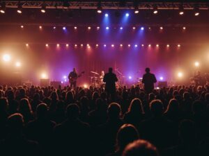 Coldplay tribute concert in Abu Dhabi with candlelight ambiance and an excited crowd on May 11.