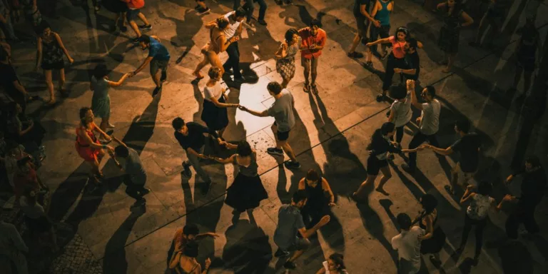 group of people dancing