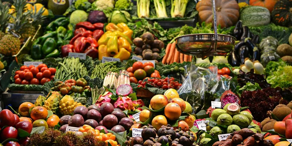 assorted fruits at the market