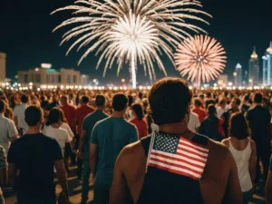 Expats in Dubai celebrating 4th of July festivities