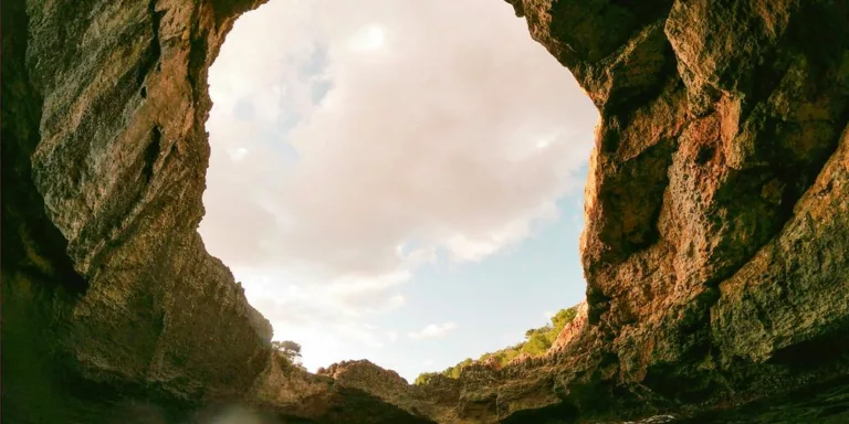 water in the cave