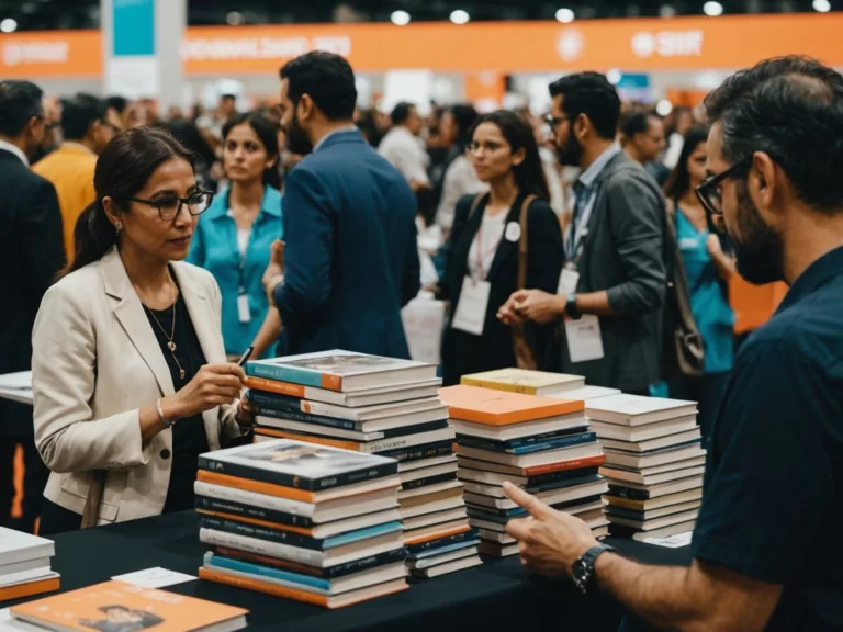 People at SIBF 2023 enjoying books and author events