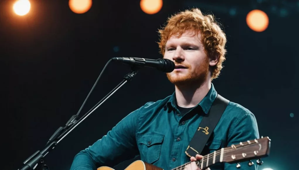 Ed Sheeran live concert in Dubai