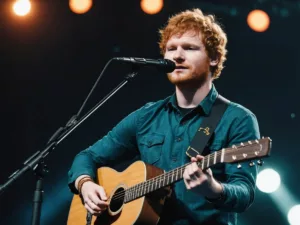 Ed Sheeran live concert in Dubai