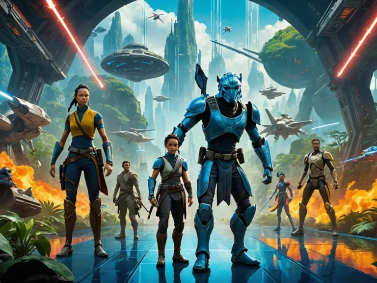 Iconic characters from 'Avatar' and 'Star Wars'