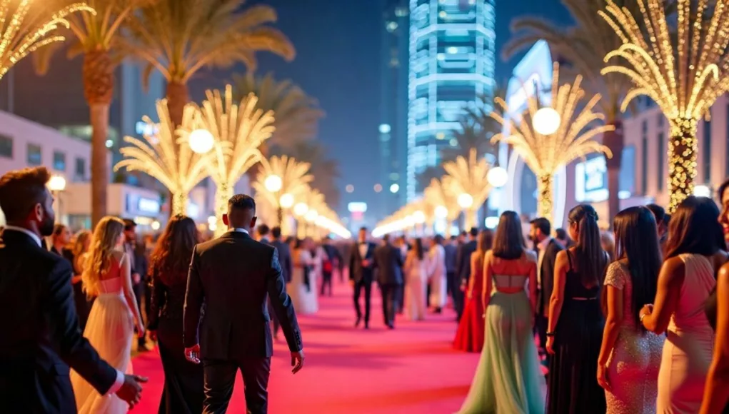 Celebrities on the red carpet at IIFA Utsavam 2024.