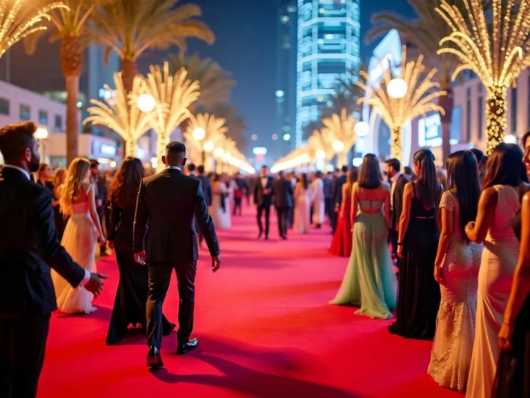 Celebrities on the red carpet at IIFA Utsavam 2024.