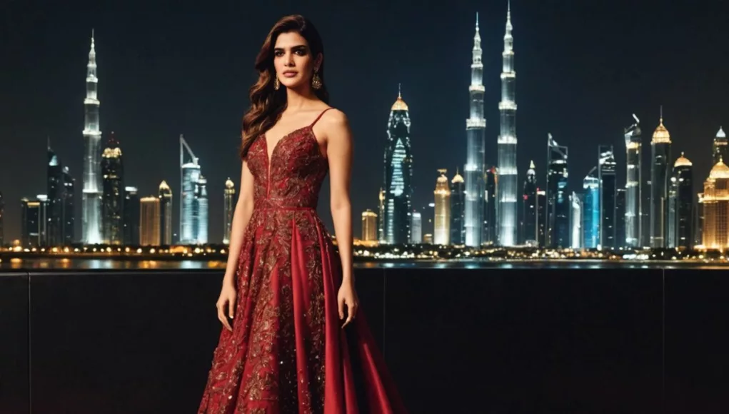 Kriti Sanon on red carpet in Abu Dhabi