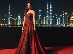 Kriti Sanon on red carpet in Abu Dhabi