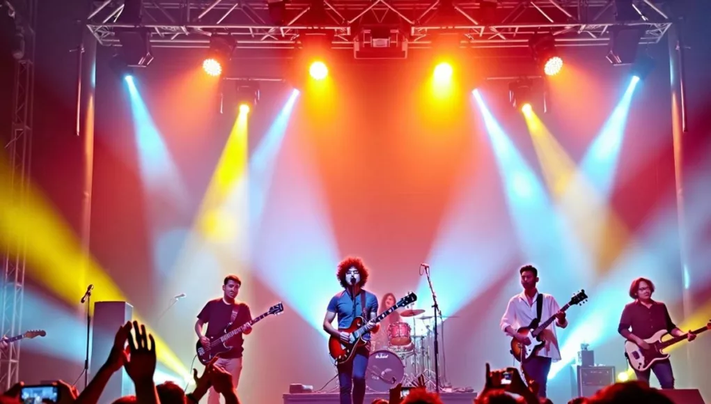 Eraserheads performing live in Dubai