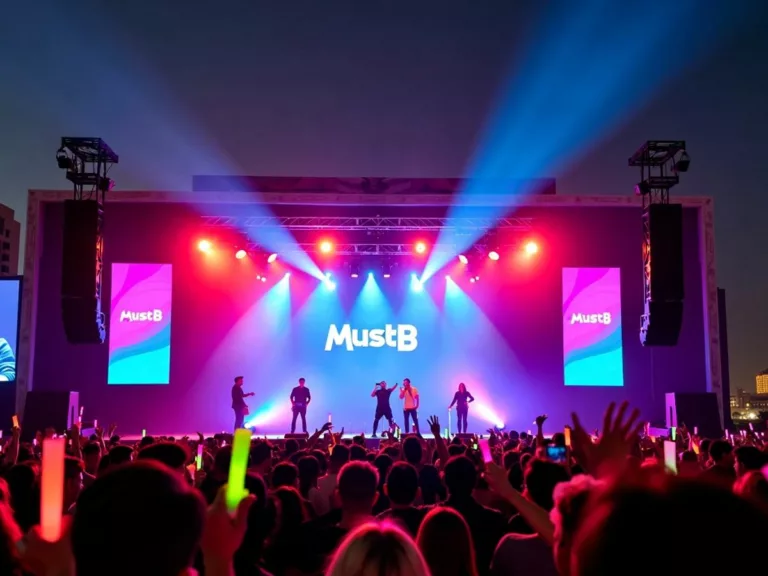 MustB performing live in Abu Dhabi