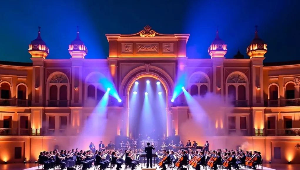 Orchestra performing at Emirates Palace