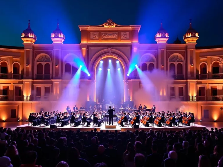 Orchestra performing at Emirates Palace