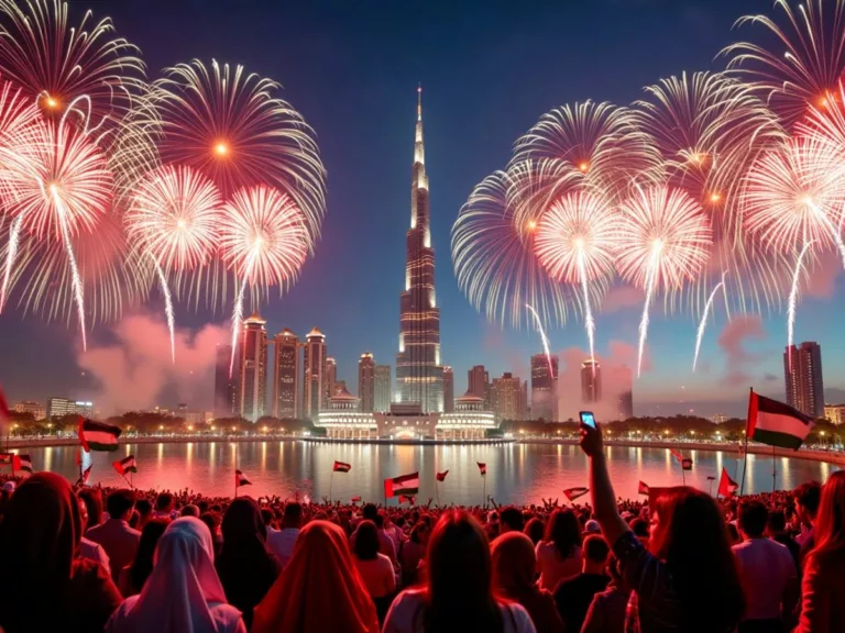 UAE Union Day fireworks and celebrations