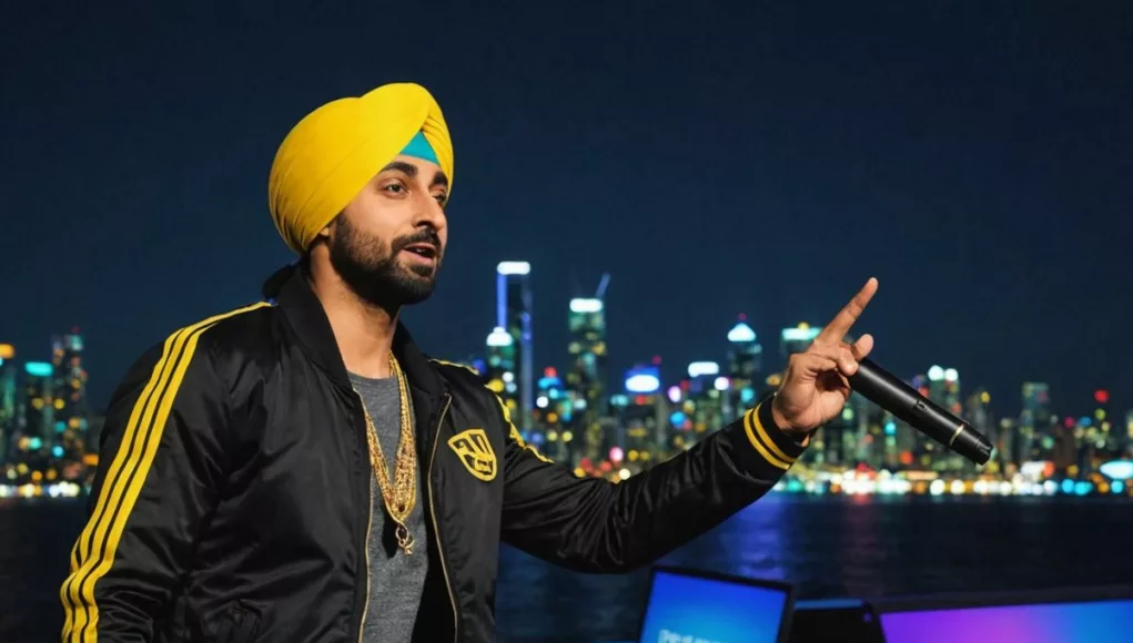 Diljit Dosanjh performing live in Vancouver