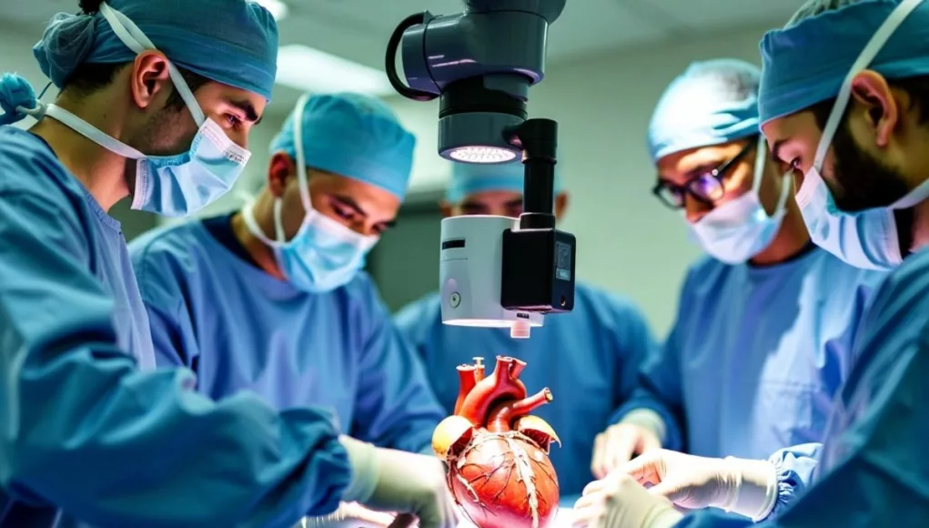 Robotic surgical system in a modern operating room.