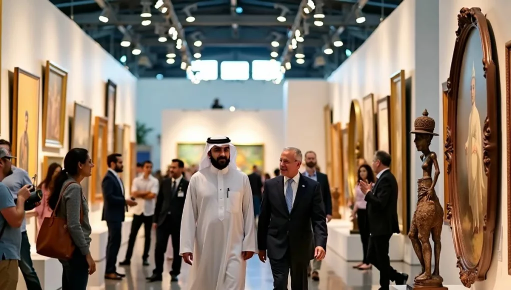 Sheikh Mohammed at Art Dubai 2022