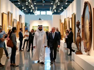 Sheikh Mohammed at Art Dubai 2022