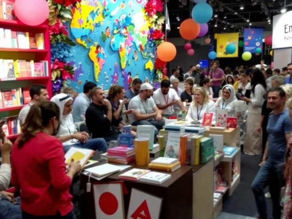 Authors and attendees at Emirates Airline Literature Festival 2024.