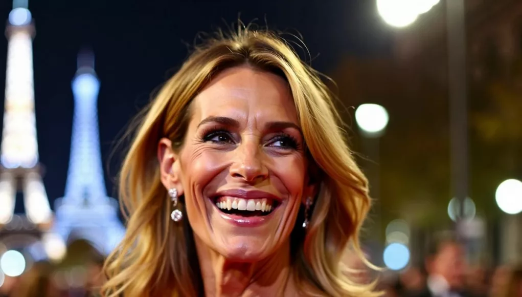 Julia Roberts on the red carpet in Paris.