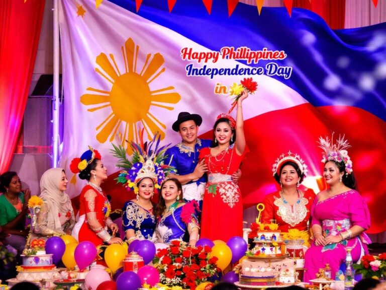 Filipino community celebrating Independence Day in UAE.