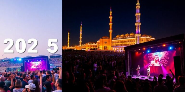 Vibrant scenes from Dubai's 2025 concerts and festivals.