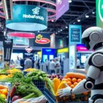 Futuristic AI tech and food safety innovations in Dubai.