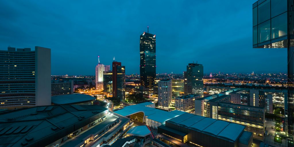 high-rise building city during nighttime