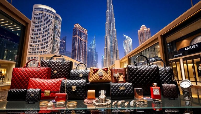 Luxury brands, Dubai cityscape
