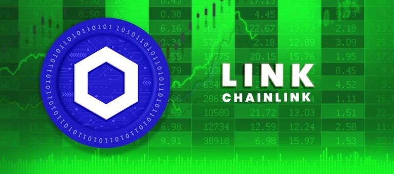 Chainlink,Crypto,Currency,With,Symbol,Link,Technology,Background,And,Wallpaper