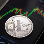 Silver,Litecoin,Cryptocurrency,Trading,On,Smartphone,Close,Up