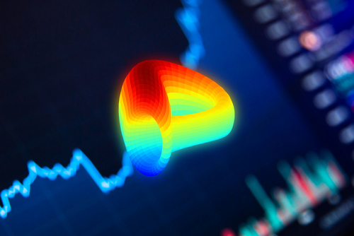 Curve,Dao,Token,Cryptocurrency.,Curve,Coin,Growth,Chart,On,The